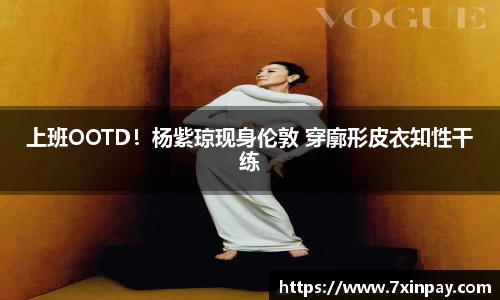 PG国际上班OOTD！杨紫琼现身伦敦 穿廓形皮衣知性干练